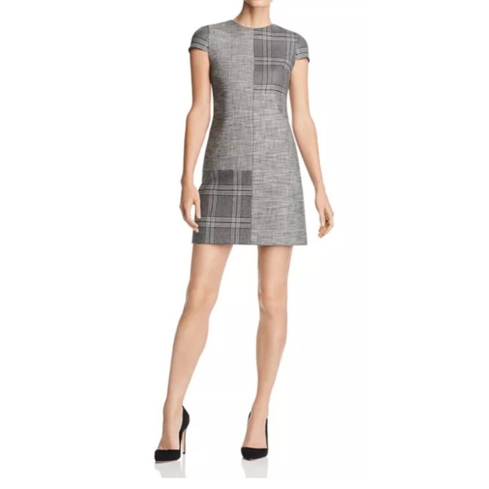 ALICE + OLIVIA Coley plaid sheath dress